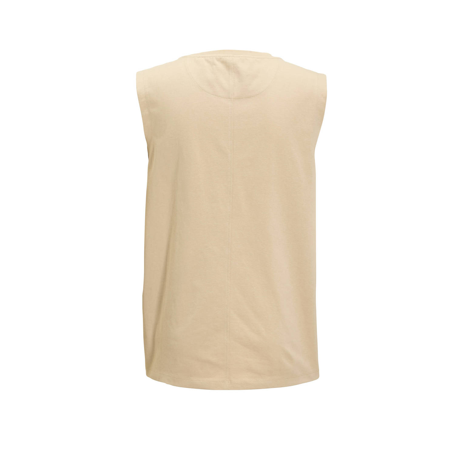 anytime jersey tanktop beige