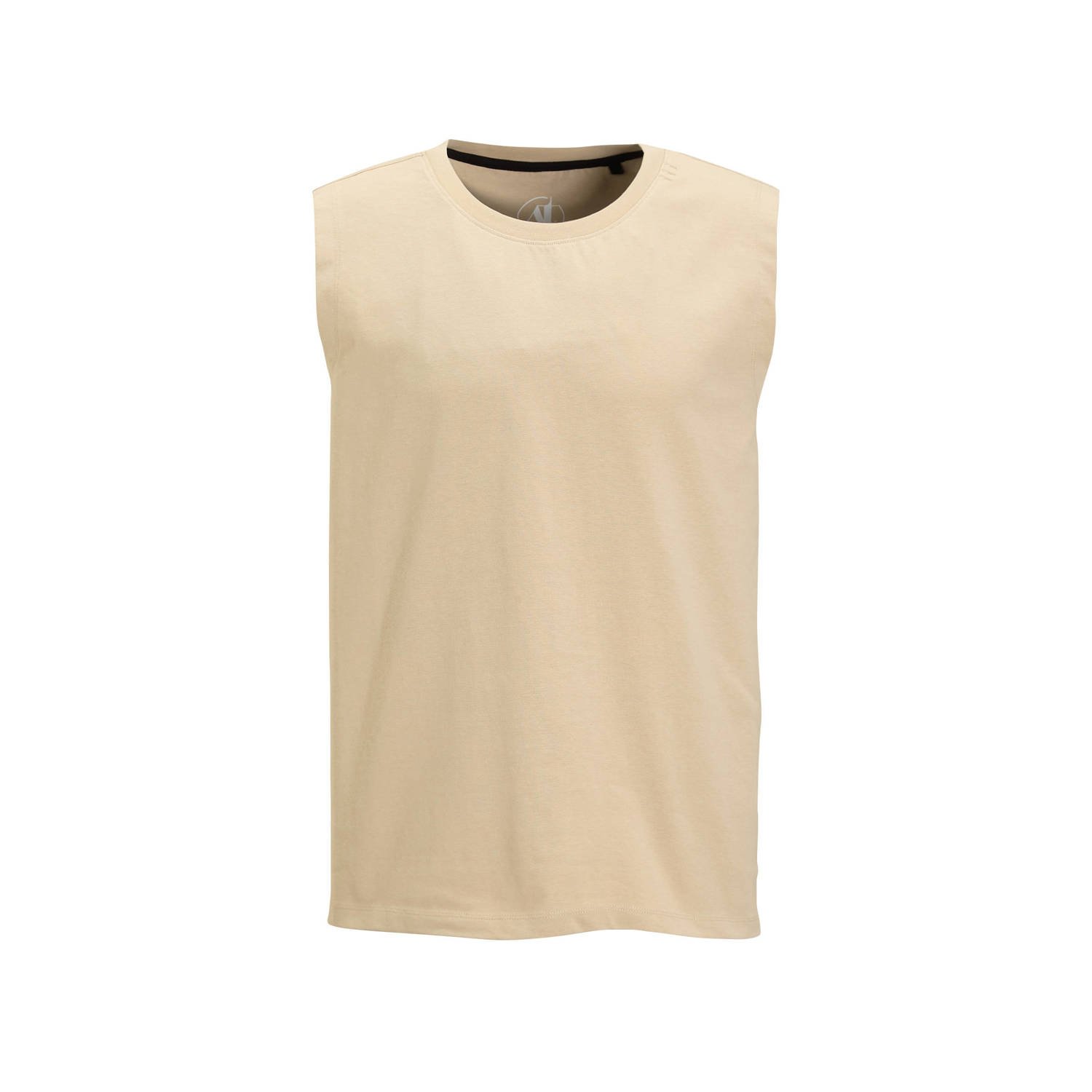 Anytime jersey tanktop beige