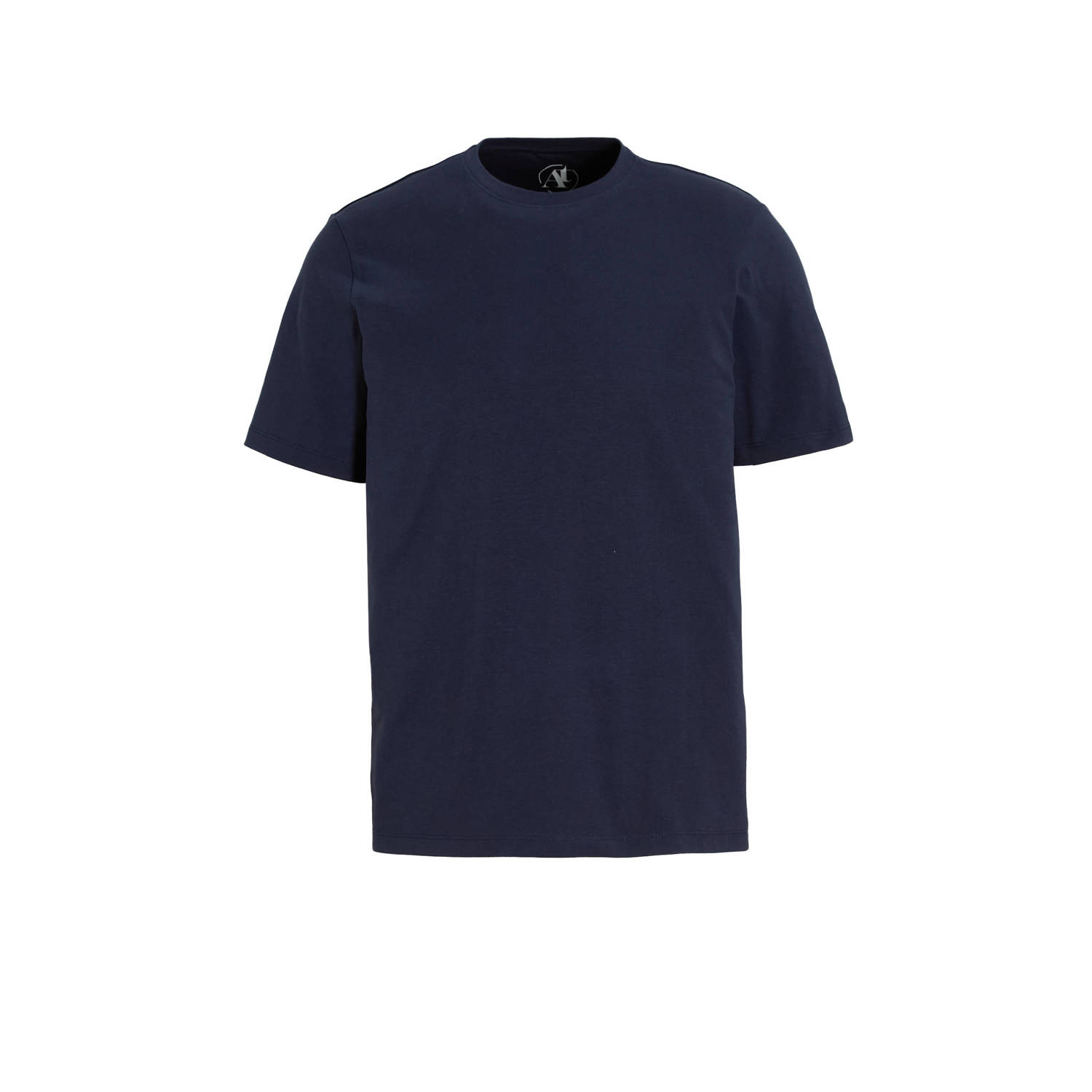 Anytime relaxed T-shirt donkerblauw