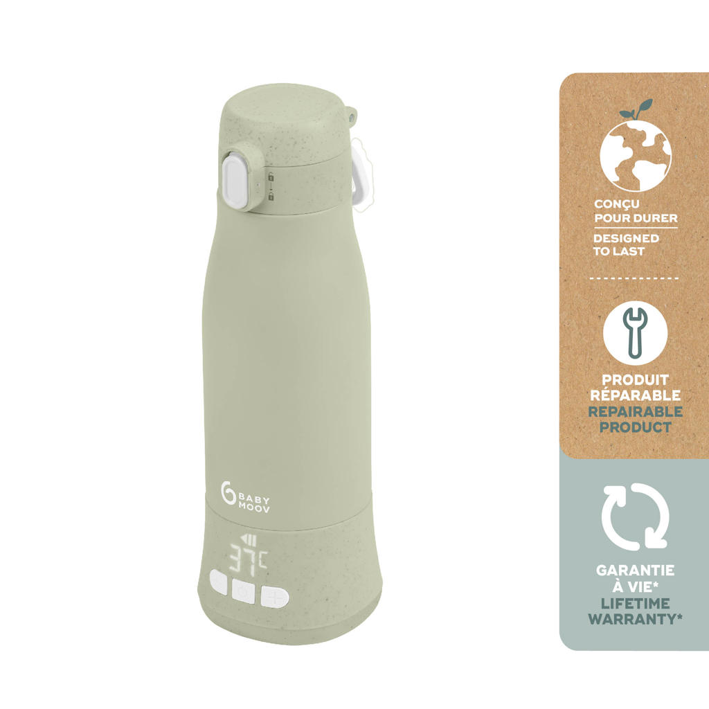Babymoov Flessenwarmer Moov&Feed Green