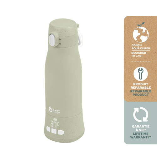 Babymoov Flessenwarmer Moov&Feed Green afbeelding