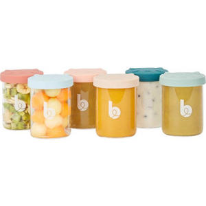 ISY Bowls 6 glazen bewaarpotjes 250 ml