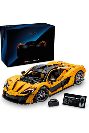 McLaren P1 hypercar Bouwpakket voor Volwassenen, Modelauto Decoratie Set 42172