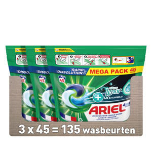 Wehkamp Ariel 4in1 PODS wasmiddelcapsules +Touch Of UNS - 3 x 45 wasbeurten - 135 wasbeurten aanbieding