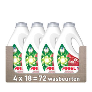 Wehkamp Ariel vloeibaar wasmiddel +Ultra Vlekverwijderaar - 4 x 18 wasbeurten - 72 wasbeurten aanbieding