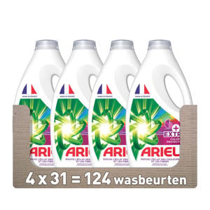 Wehkamp Ariel vloeibaar wasmiddel +Extra kleurbescherming - 4 x 31 wasbeurten - 124 wasbeurten aanbieding