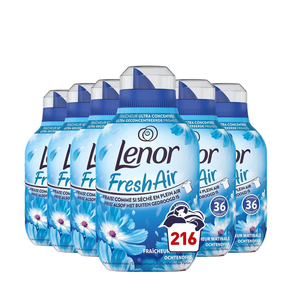Lenor Fresh Air wasverzachter Ochtendfris - 6 x 36 wasbeurten - 216 wasbeurten