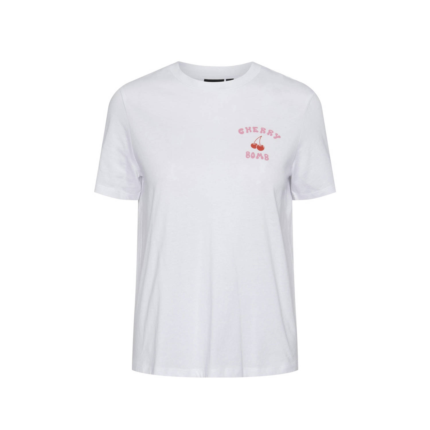 PIECES Curve T-shirt wit