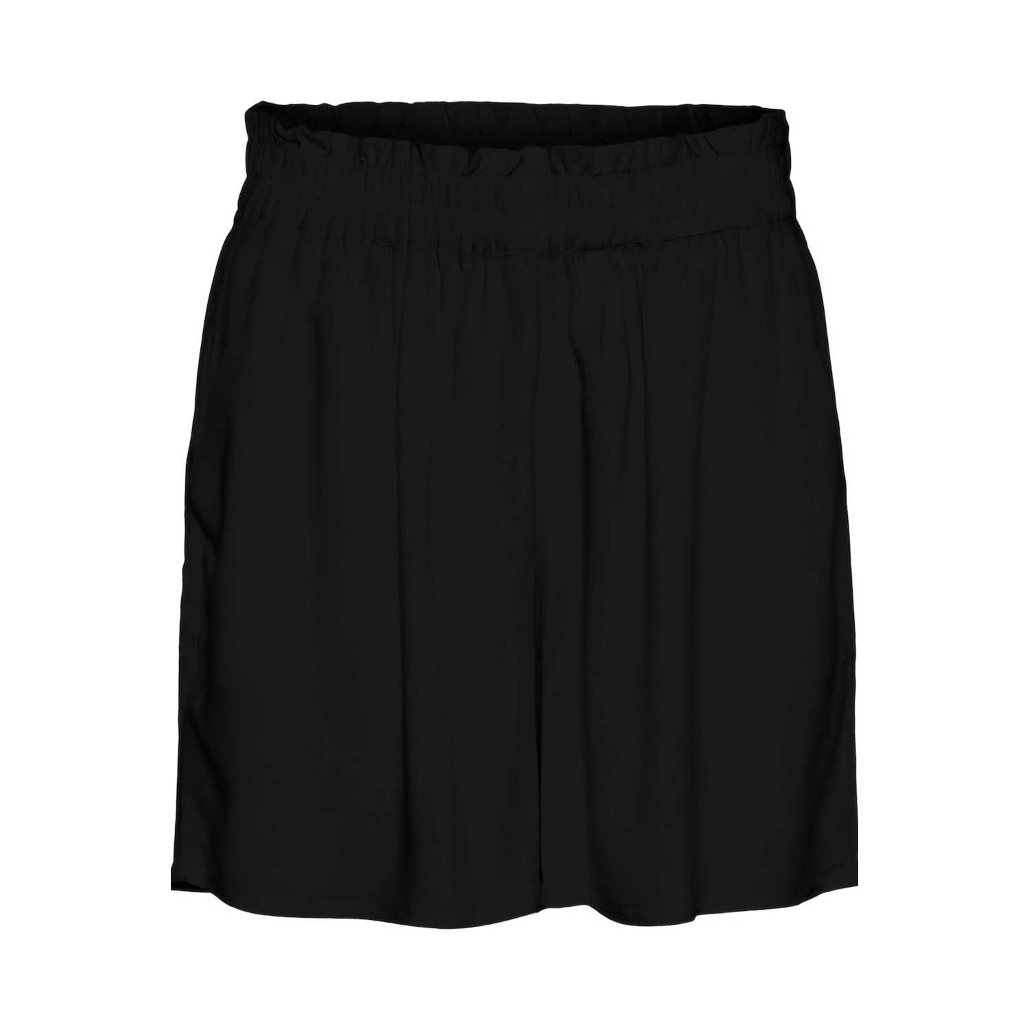 VERO MODA CURVE high waist loose fit short VMCEASY zwart