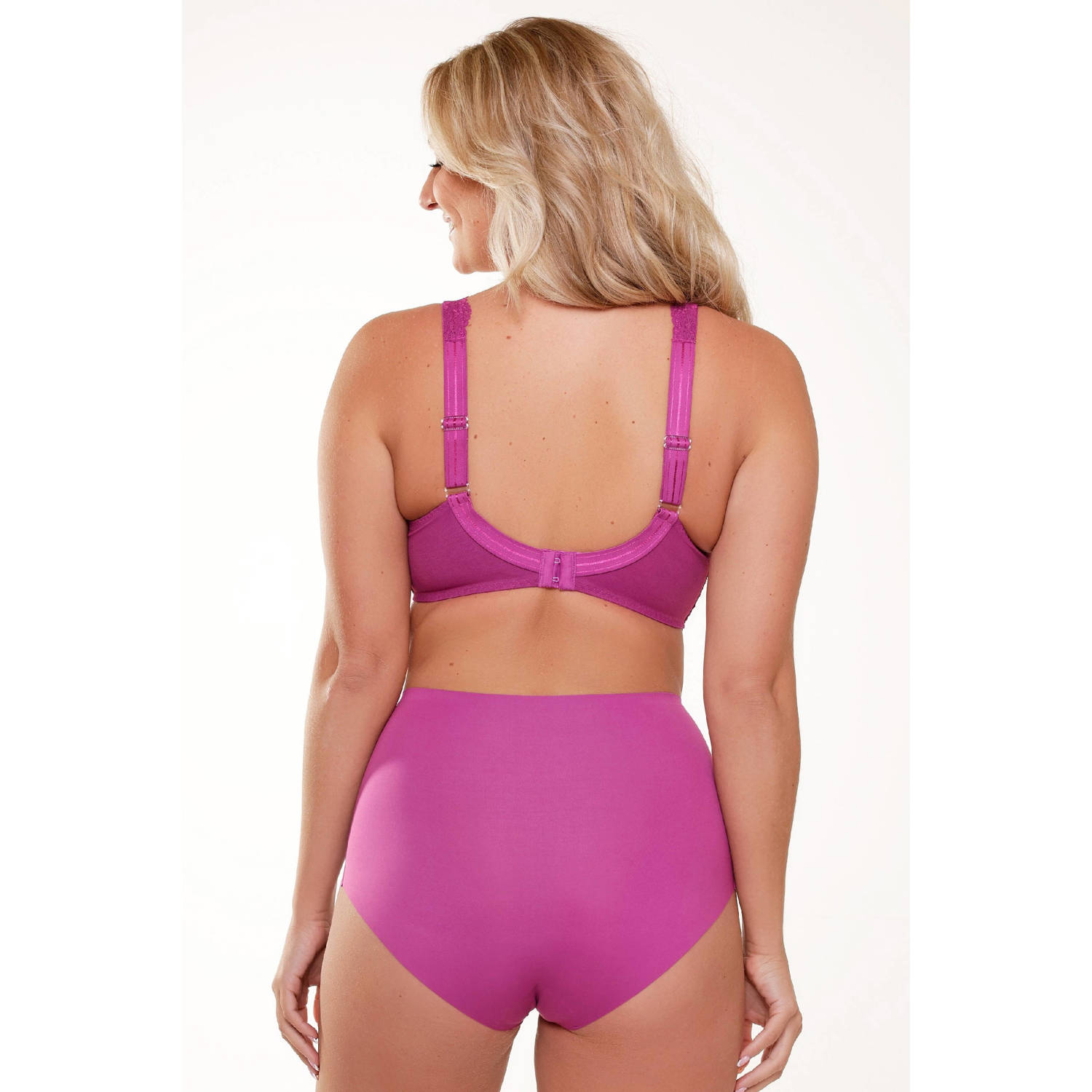 LingaDore niet-voorgevormde beugelbh Daily Full Coverage Lace fuchsia