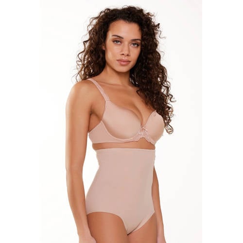 LingaDore high waist corrigerende slip beige afbeelding