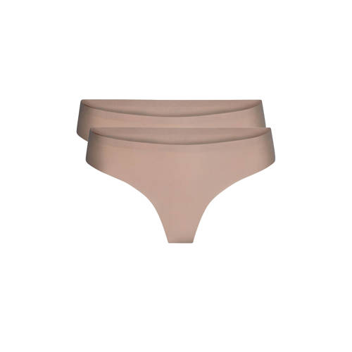 LingaDore seamless string (set van 2) lichtbeige afbeelding