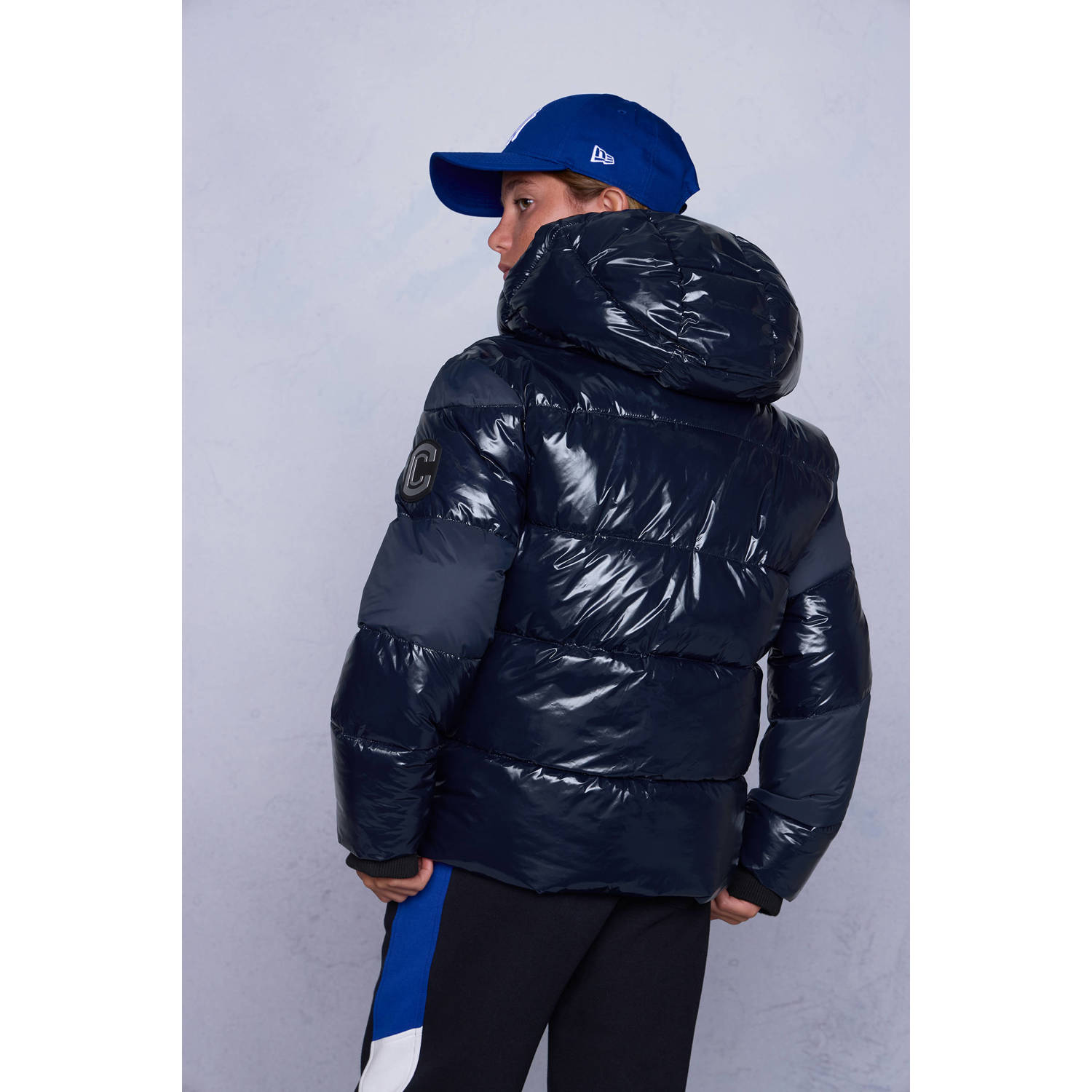 Coolcat Winterjas Justin donkerblauw