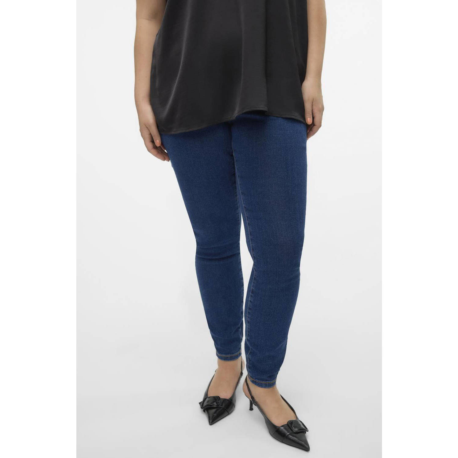 Vero Moda Curve Skinny fit jeans VMCELLY MR SKINNY JEANS BLUE CUR NOOS