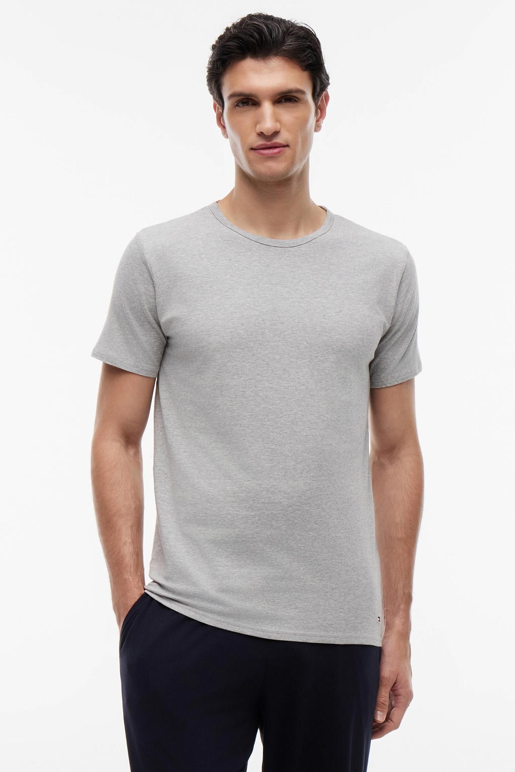 Tommy Hilfiger ondershirt (set van 3) zwart/grijs/wit
