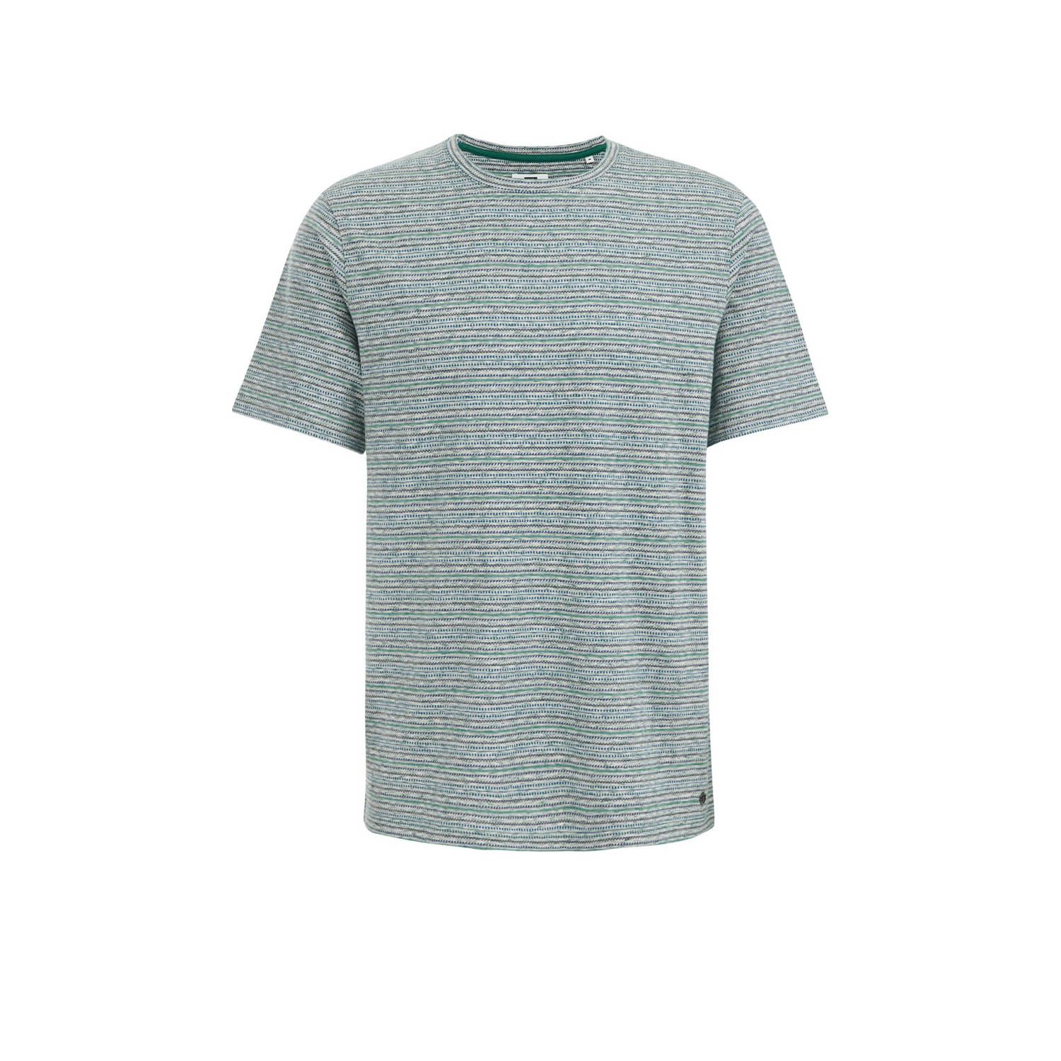 WE Fashion gestreept T-shirt ivy green