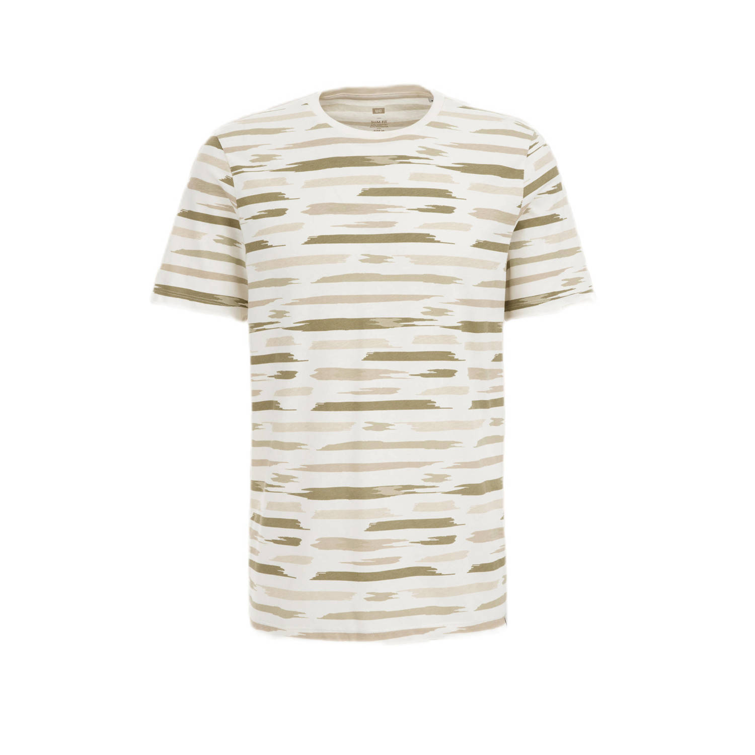 WE Fashion T-shirt met all over print new ivory