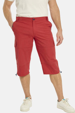 +FIT Collectie loose fit cargo short HELLFRIED Plus Size rood