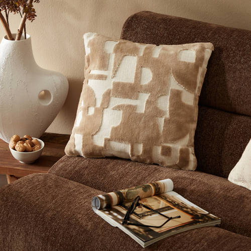 Studio LIVIT sierkussen Ropsley (45x45 cm) - off white/zand