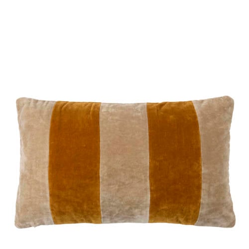 NOUS Living sierkussenhoes Ravel (30x50 cm) - zand/oker