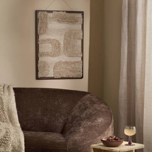 Studio LIVIT wanddecoratie Roche (70x50 cm) - zand