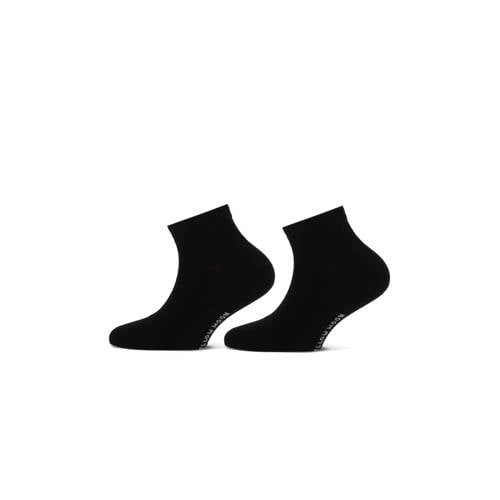 Yellow Moon sneakersokken - set van 2 zwart afbeelding
