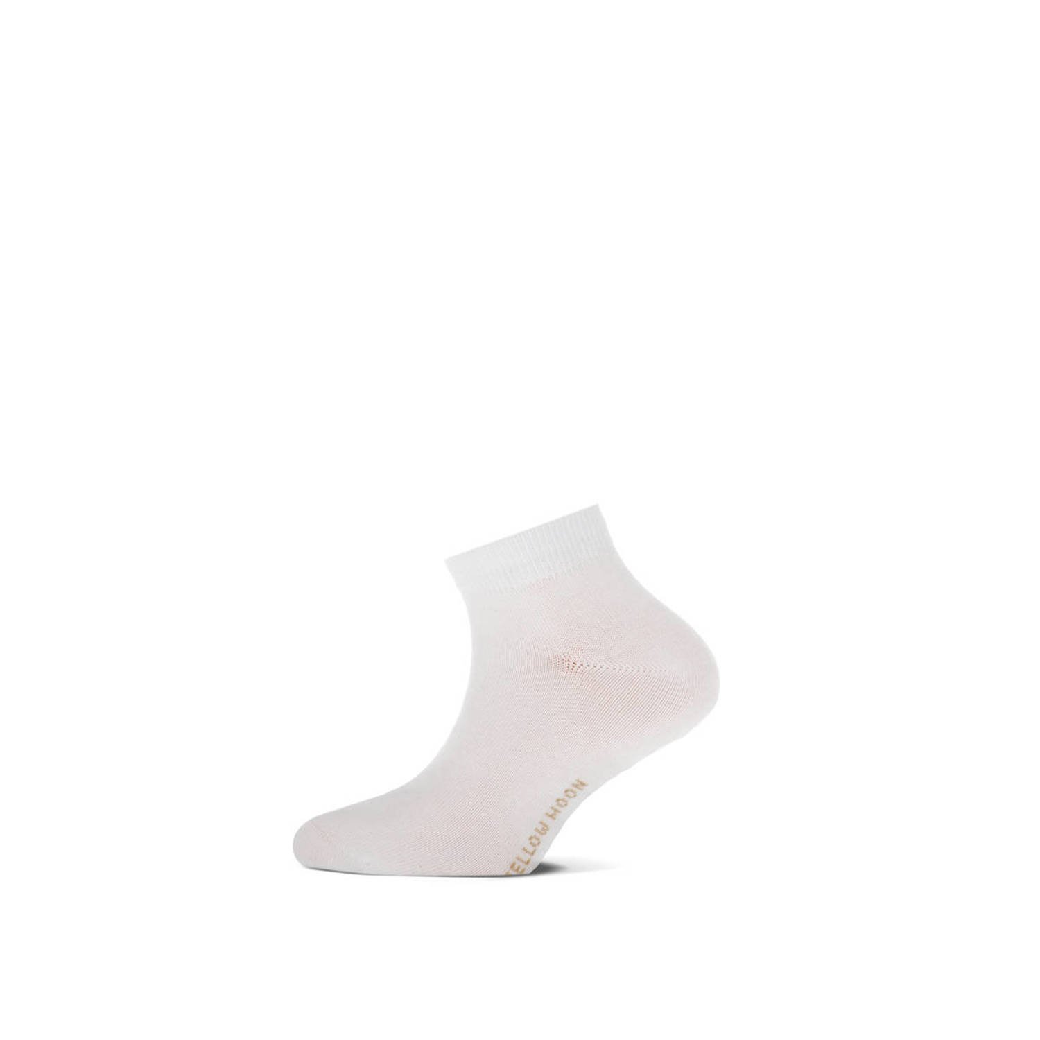 Yellow Moon sneakersokken set van 2 wit
