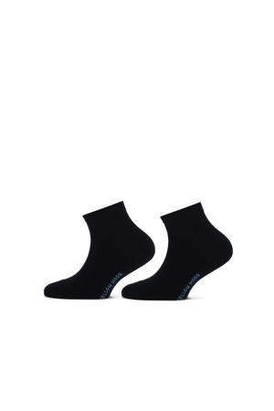 sneakersokken - donkerblauw (set van 2)