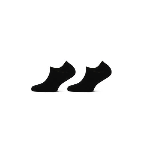 Yellow Moon invisible sneaker sokken - set van 2 zwart afbeelding