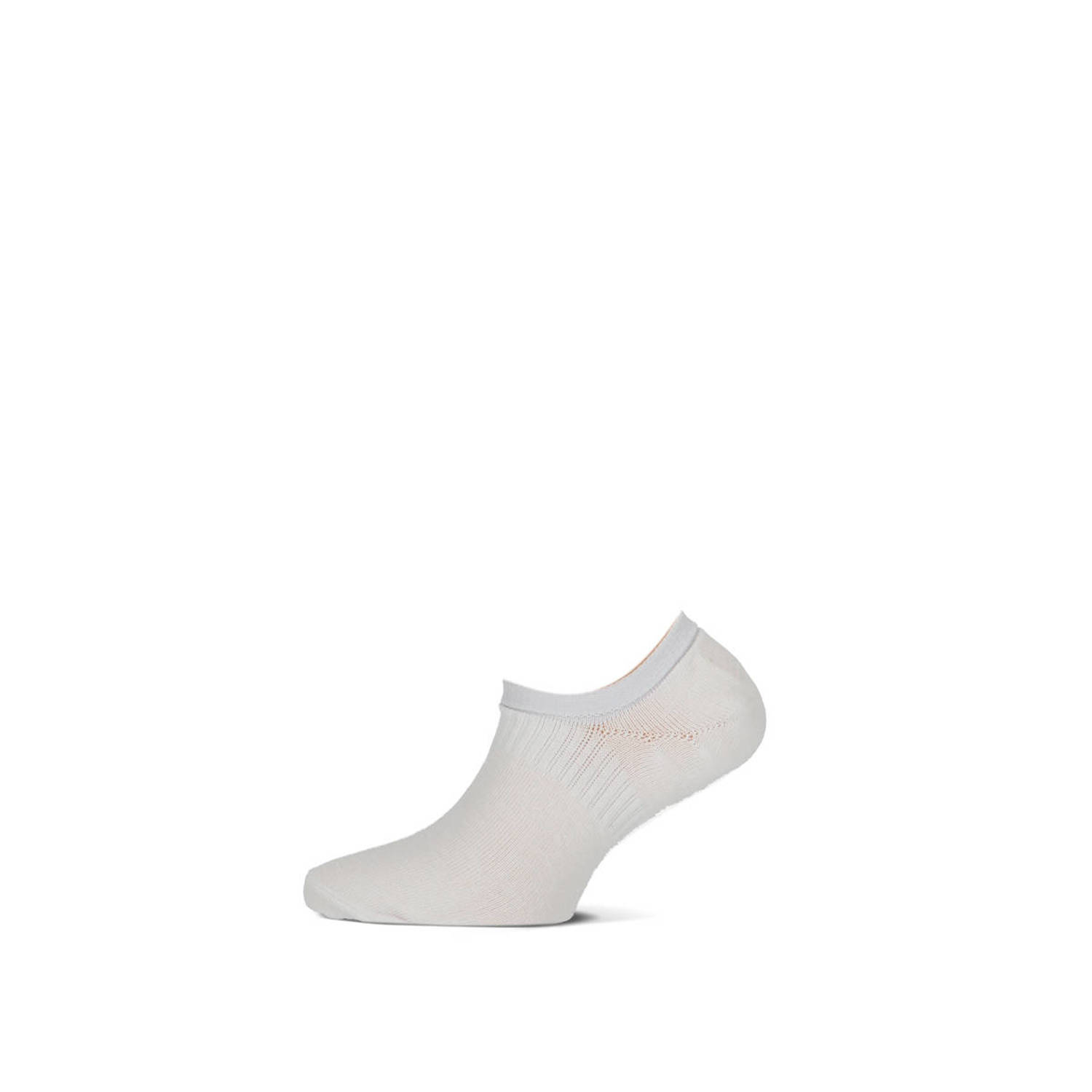 Yellow Moon invisible sneaker sokken- set van 2 wit