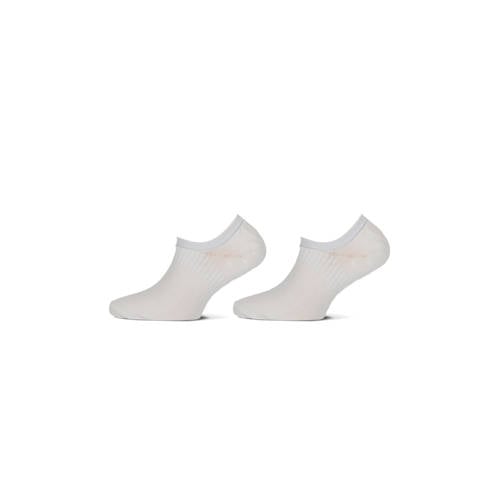 Yellow Moon invisible sneaker sokken- set van 2 wit afbeelding