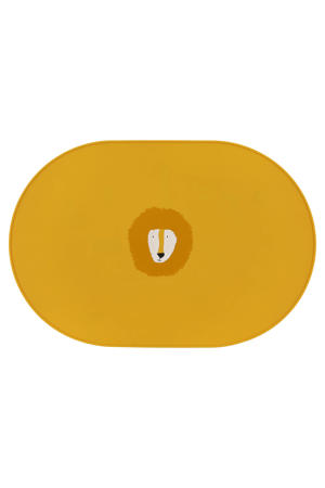 placemat Mr. Lion geel