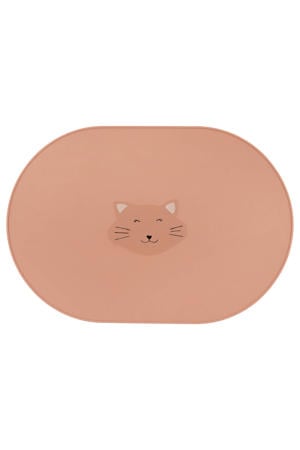 placemat Mrs. Cat roze