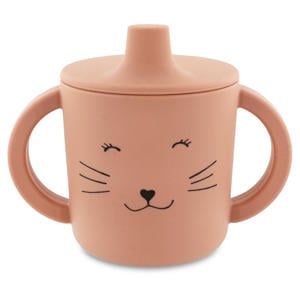 drinkbeker Mrs. Cat roze