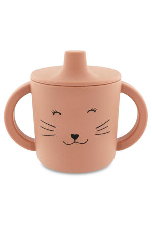 drinkbeker Mrs. Cat roze