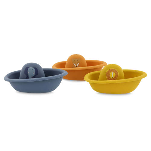 Trixie bad bootjes All Animals blauw/geel/oranje afbeelding
