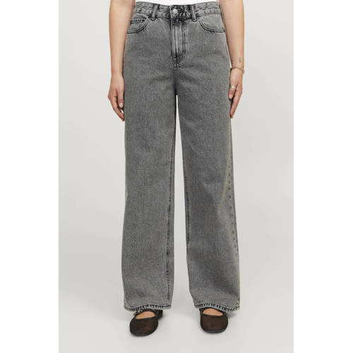 JJXX high waist wide leg jeans grey denim afbeelding