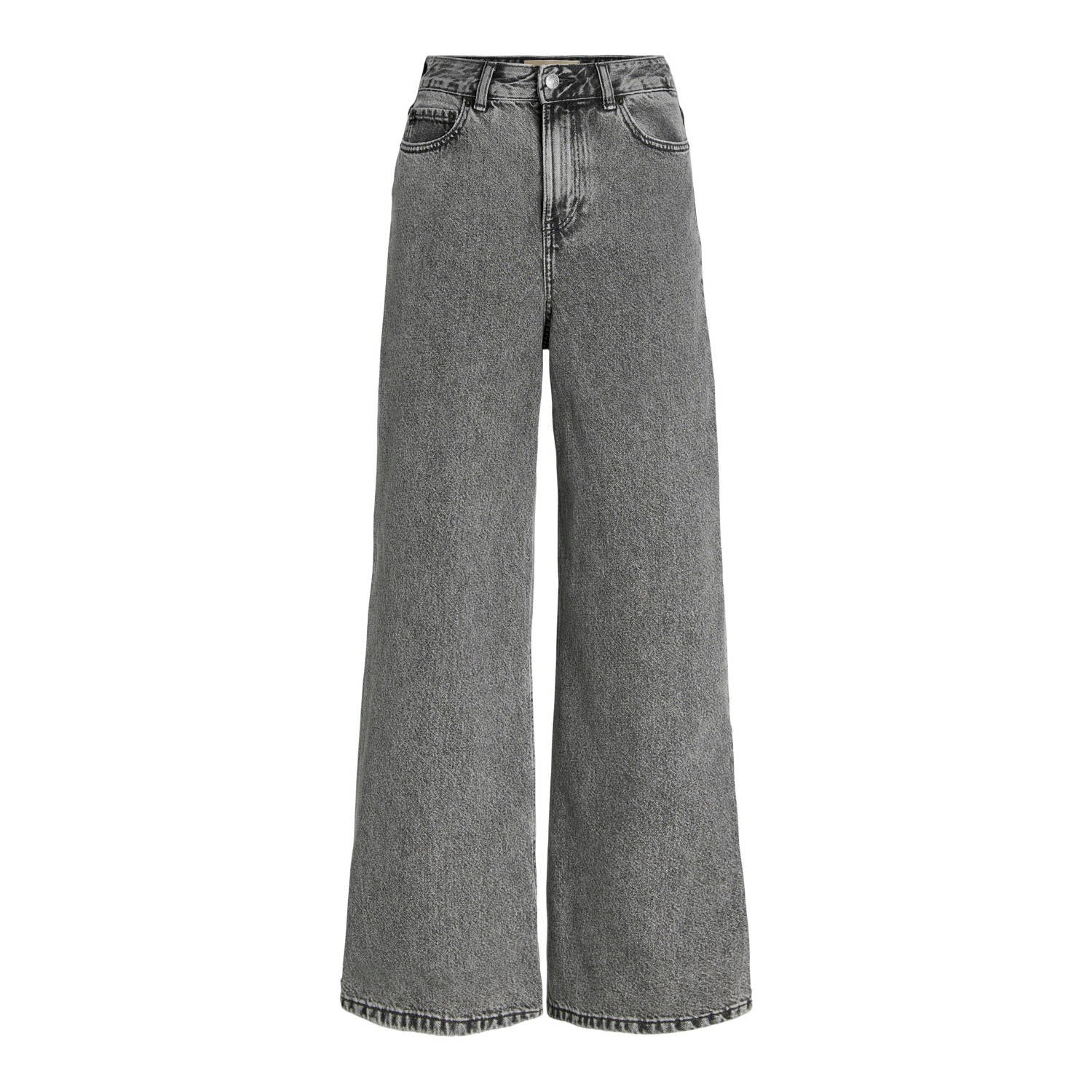 JJXX high waist wide leg jeans grey denim