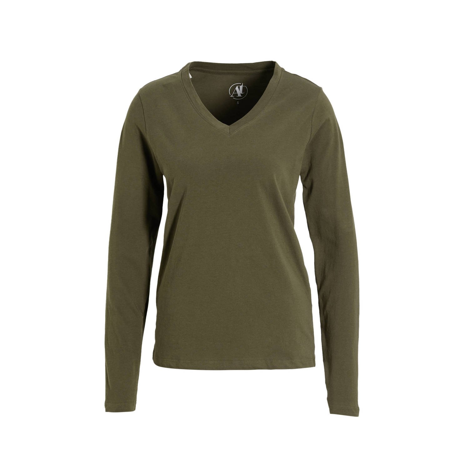 Anytime longsleeve T-shirt khaki