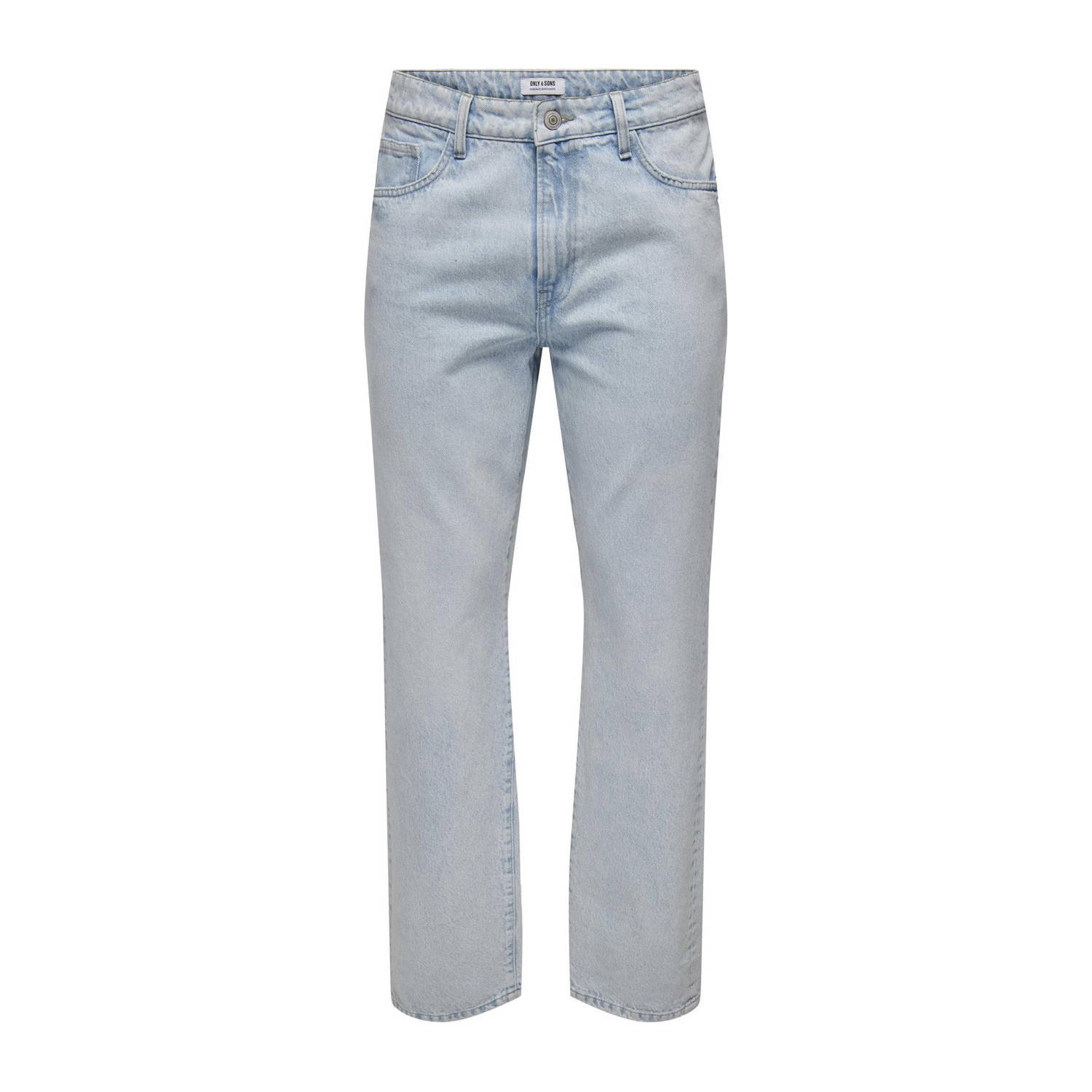 ONLY & SONS straight fit jeans ONSEDGE light blue denim