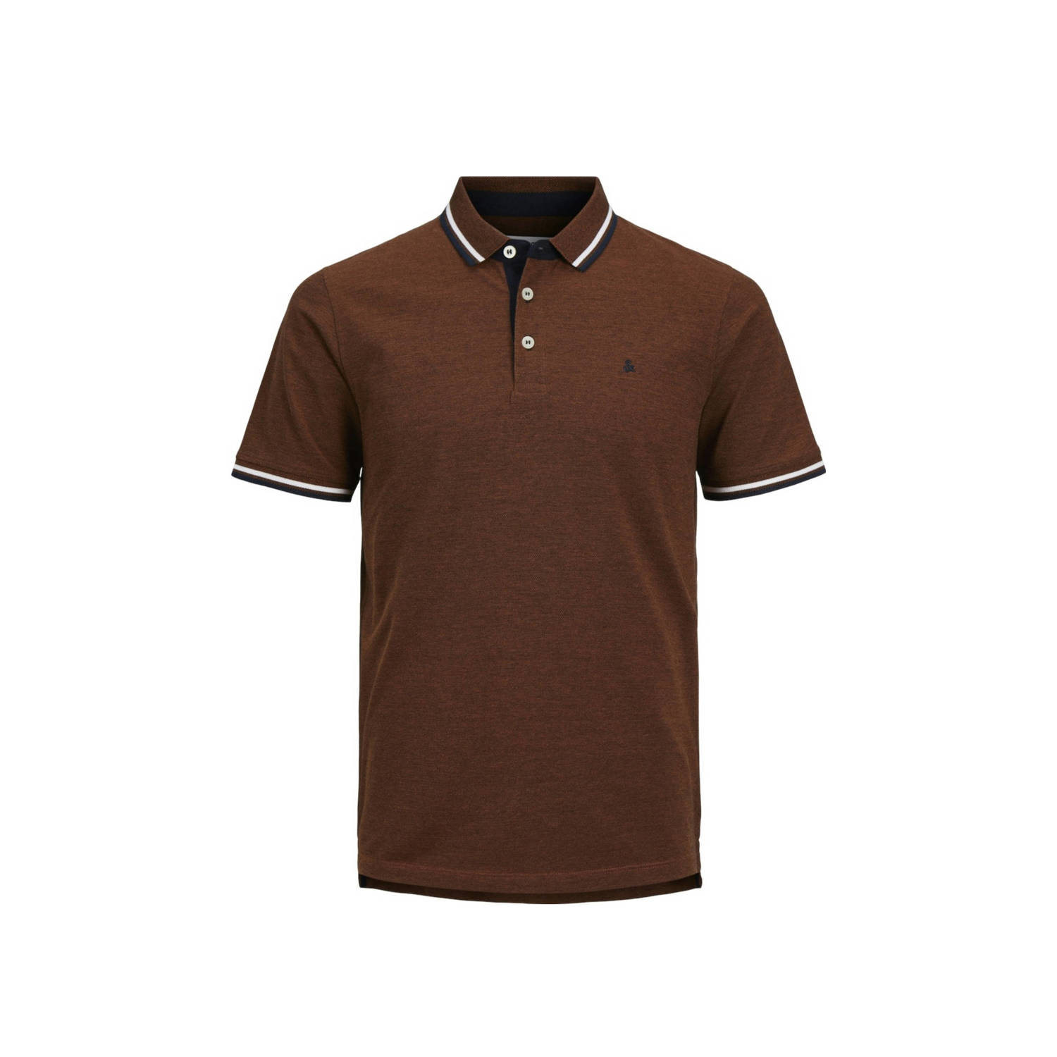 JACK & JONES ESSENTIALS slim fit polo JJEPAULOS met logo