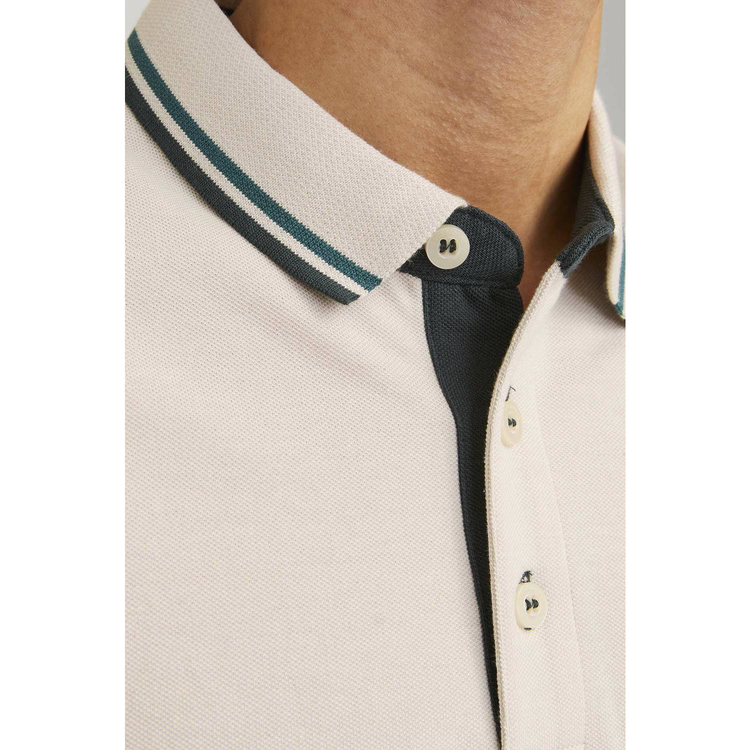 JACK & JONES ESSENTIALS slim fit polo JJEPAULOS met logo