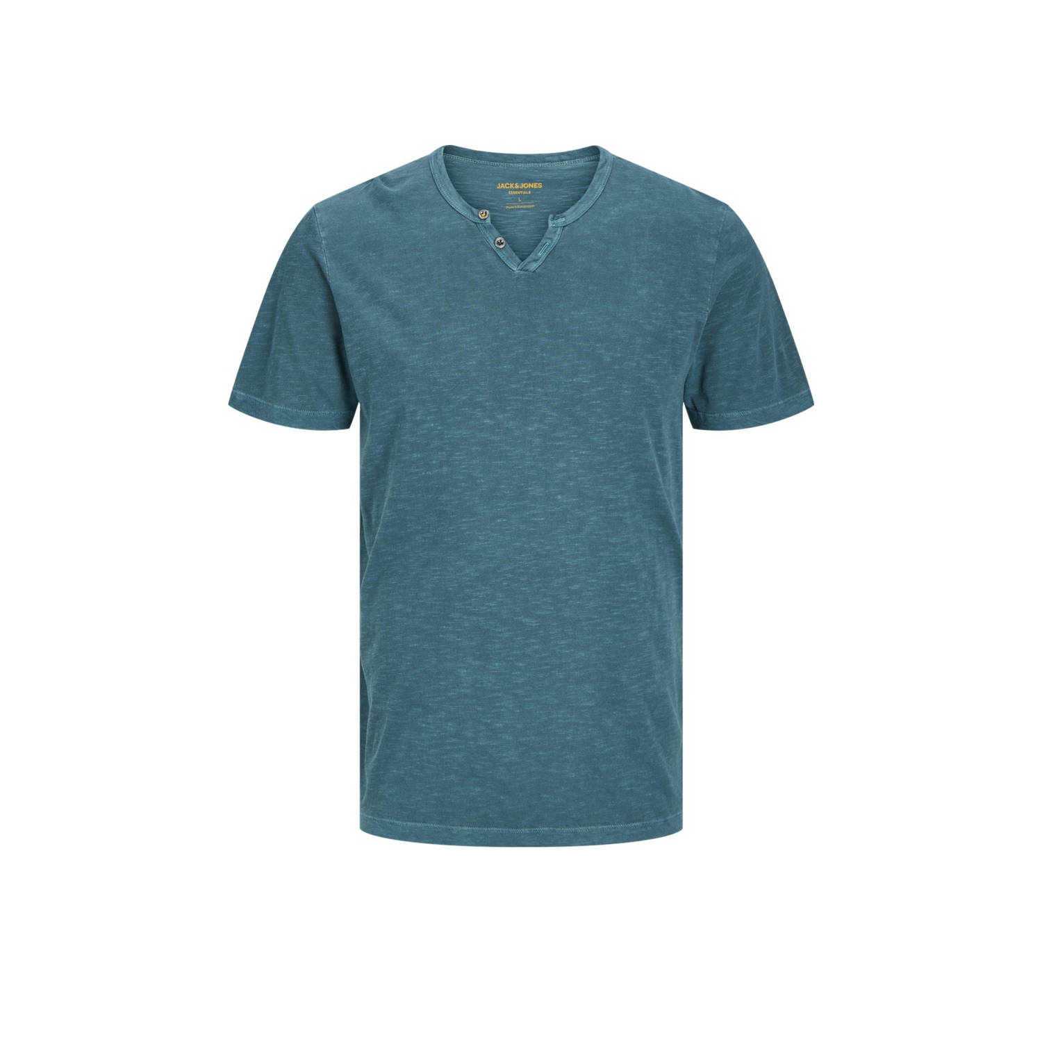 JACK & JONES ESSENTIALS gemêleerd regular fit T-shirt JJESPLIT