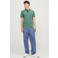 JACK & JONES ESSENTIALS slim fit polo JJEPAULOS donkergroen