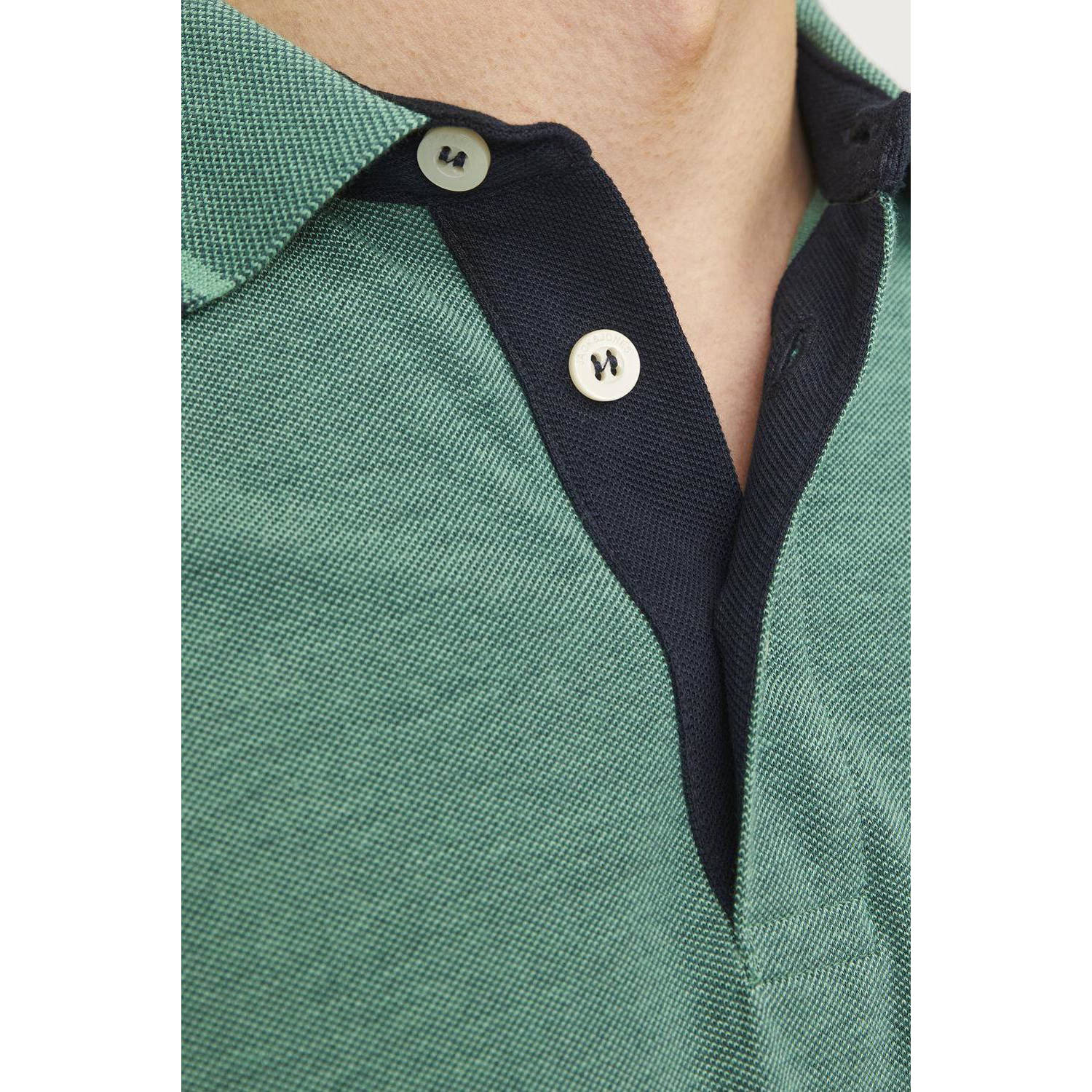 JACK & JONES ESSENTIALS slim fit polo JJEPAULOS met logo