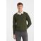Anytime trui met V-hals khaki