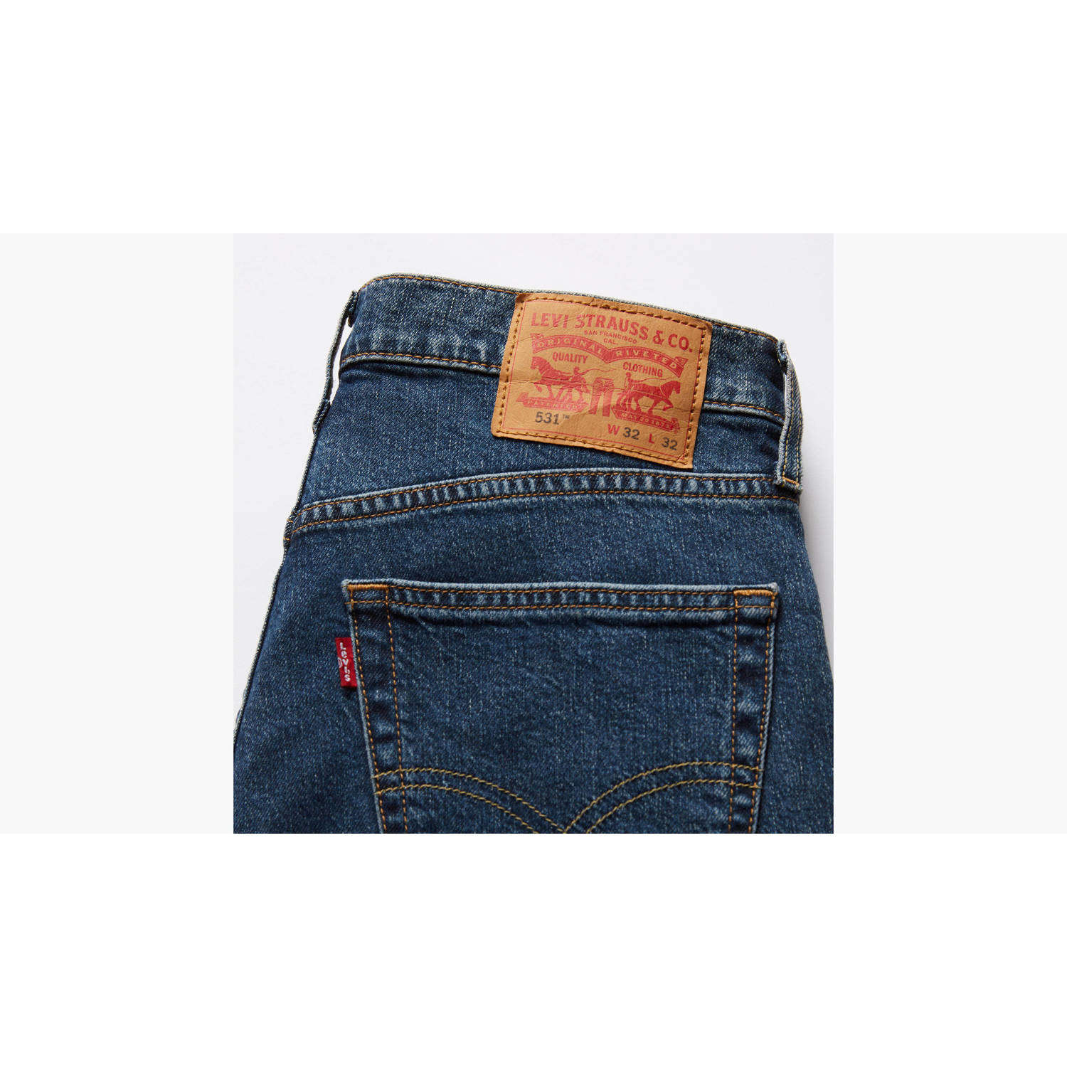 Levi's 531 tapered fit jeans blauw
