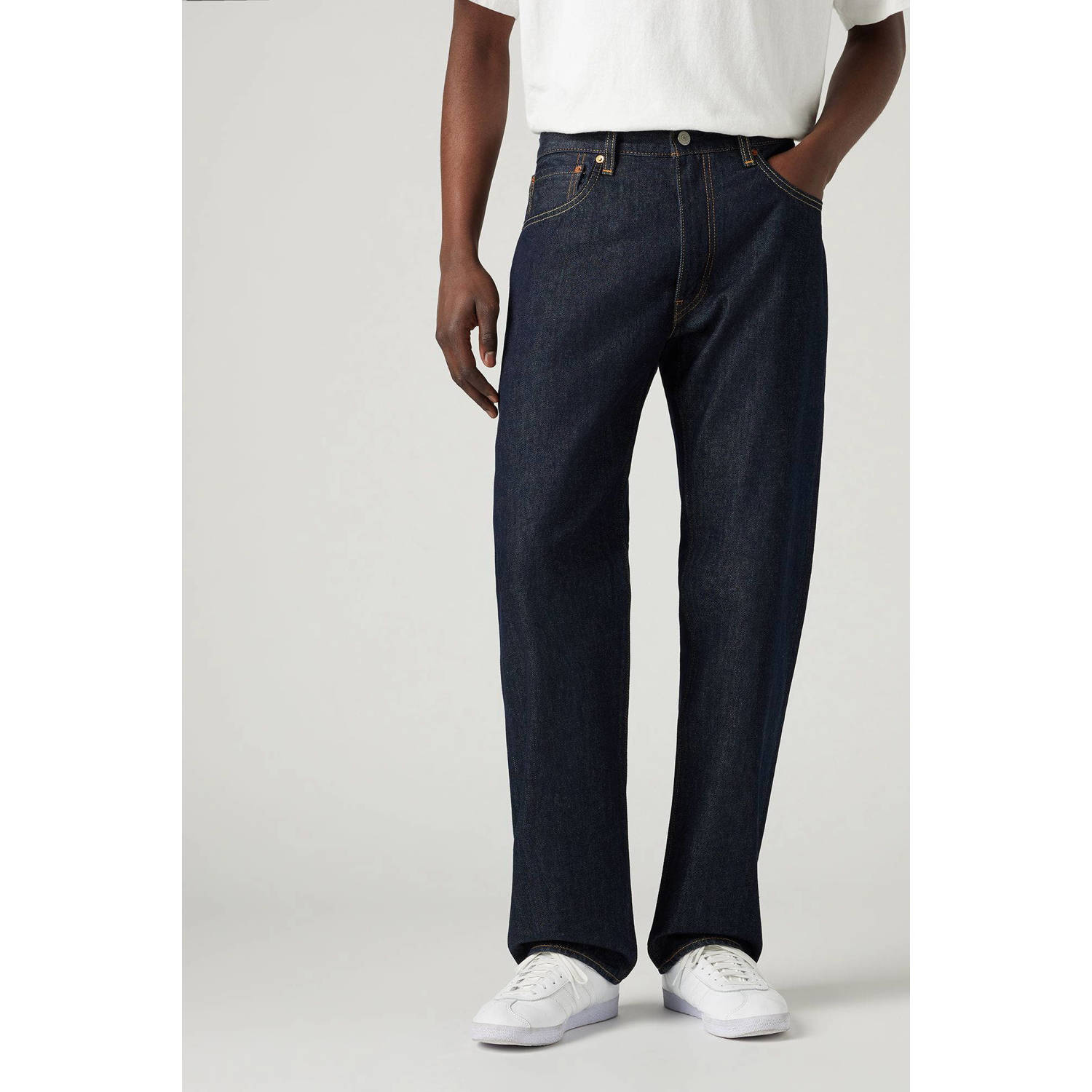 Levi's relaxed donkerblauw