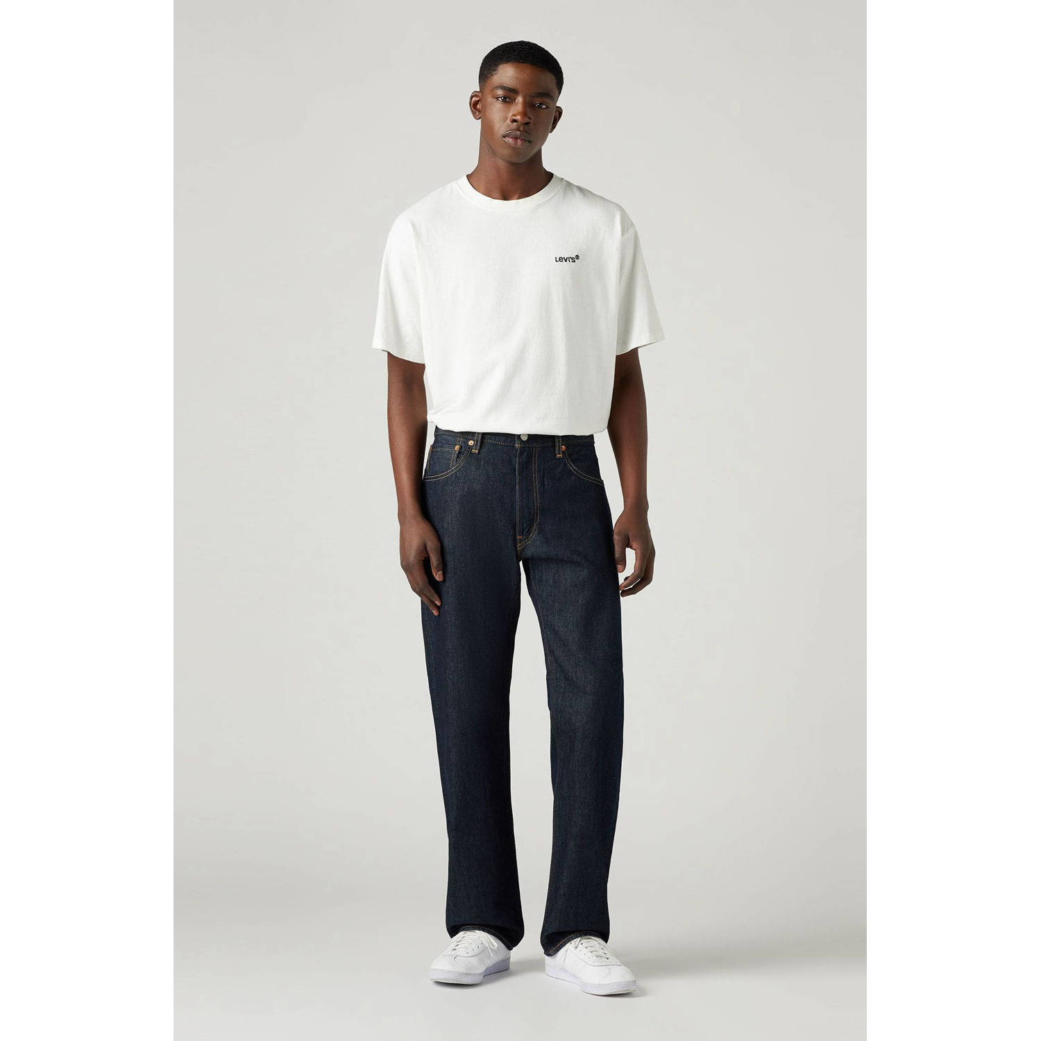 Levi's relaxed donkerblauw