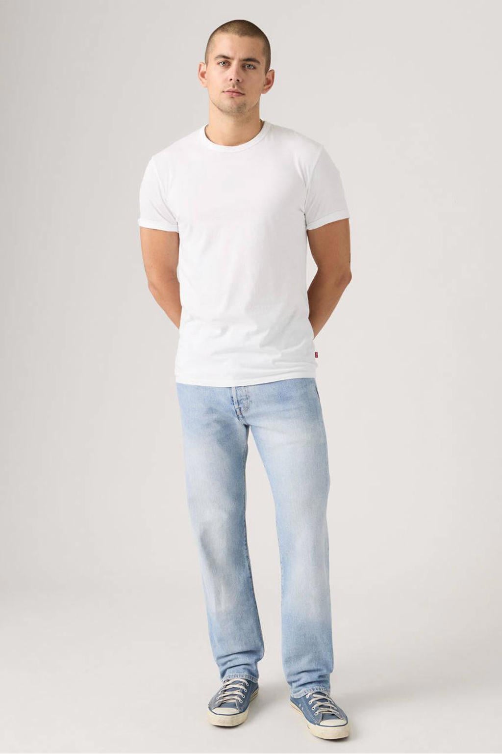 Levi's 501 straight leg jeans stretch it out